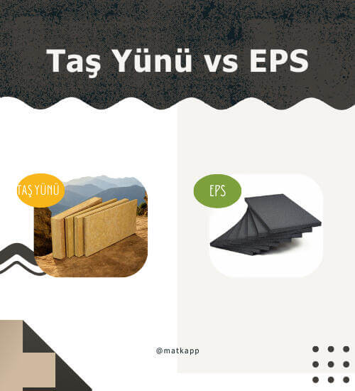 Taş Yünü ve EPS(Karbonlu Köpük) Arasındaki Farklar